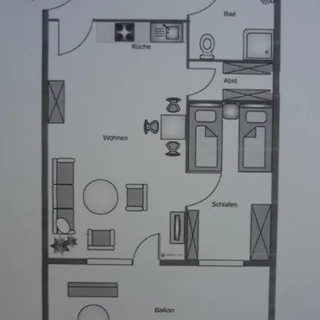 Ferienwohnung-strandhuepfer דירה